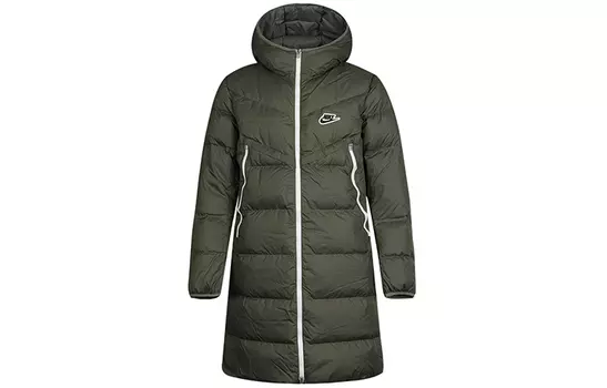 Мужской пуховик Nike, цвет Army Green