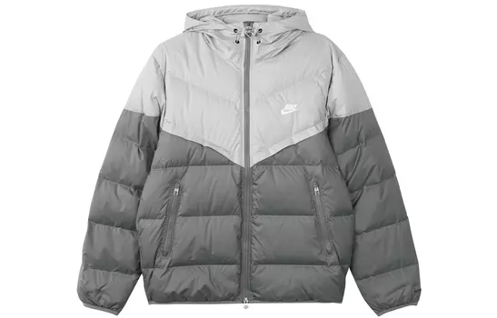 Мужской пуховик Nike, Серый