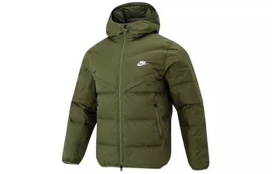 Мужской пуховик Nike, Зеленый