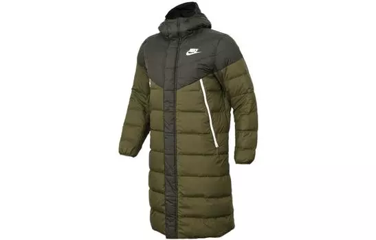 Мужской пуховик Nike, Зеленый