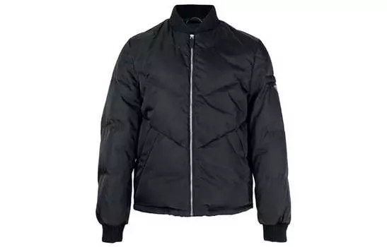 Пуховик мужской Prada на молнии, черный