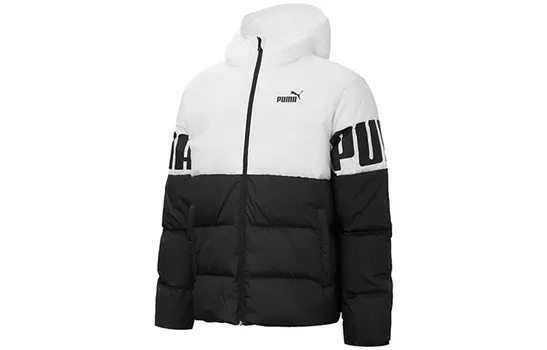 Мужской пуховик Puma, цвет Black/White