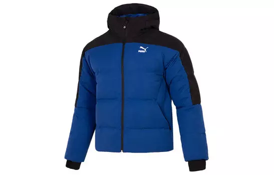 Мужской пуховик Puma, цвет Blue