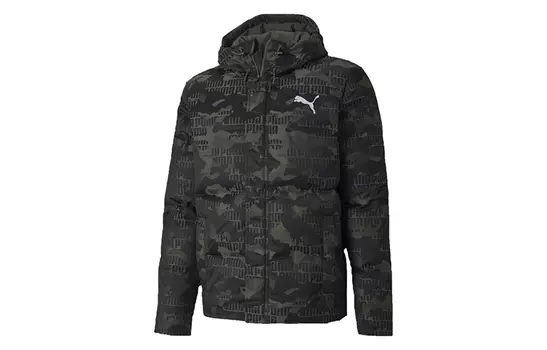 Мужской пуховик Puma, Темно-зеленый