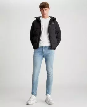 Мужской пуховик с капюшоном Calvin Klein Jeans, черный