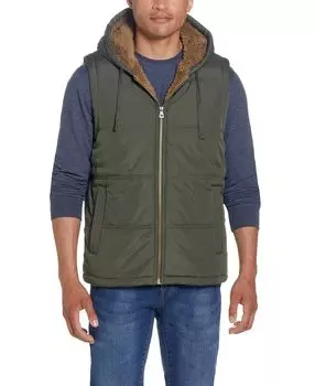 Мужской пуховик с капюшоном на подкладке из шерпы Weatherproof Vintage