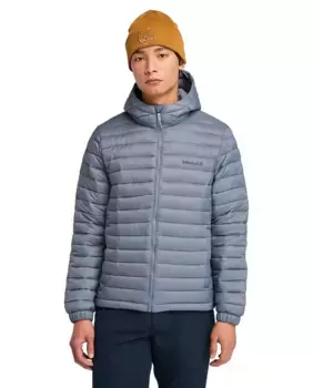 Мужской пуховик с водоотталкивающим капюшоном Timberland, серый