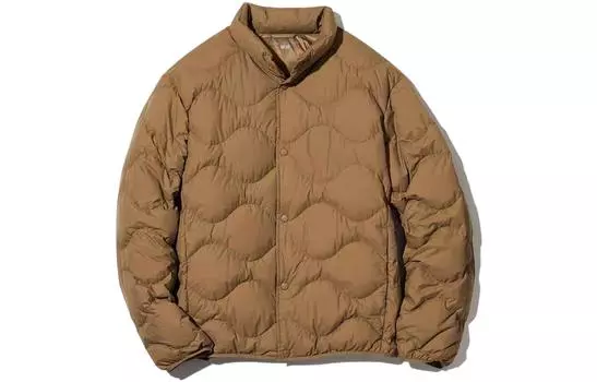Мужской пуховик UNIQLO, Бежевый