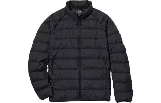 Мужской ультралегкий пуховик UNIQLO 3D Cut, черный