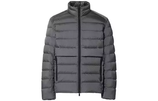 Мужской пуховик UNIQLO, цвет Asphalt Gray