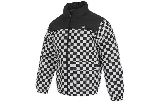 Мужской пуховик Vans, цвет Black/White Checked