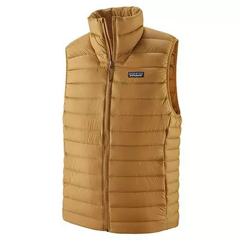 Мужской пуховый жилет-свитер Patagonia, коричневый