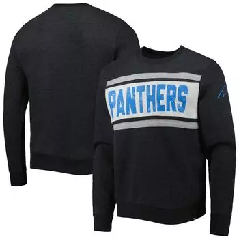 Мужской пуловер '47 с принтом Black Carolina Panthers Bypass Tribeca