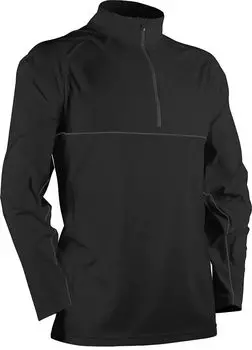 Мужской пуловер для гольфа второго слоя Sun Mountain, черный