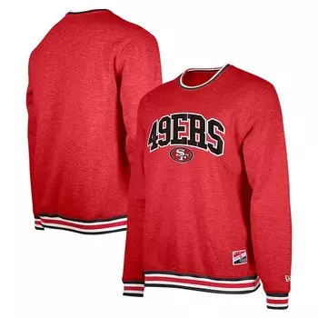 Мужской пуловер New Era Scarlet San Francisco 49ers Big & Tall свитшот, красный