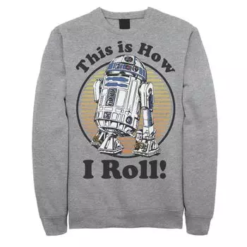 Мужской пуловер R2-D2 How I Roll Sweatshirt Star Wars
