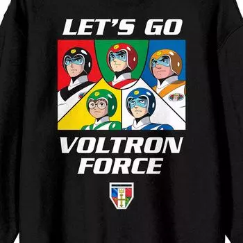 Мужской пуловер с длинными рукавами и графическим рисунком Voltron Lets Go Voltron Licensed Character