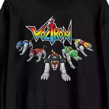 Мужской пуловер с длинными рукавами и графическим рисунком Voltron Lion Force Robots Licensed Character