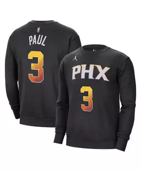 Мужской пуловер с именем и номером бренда Chris Paul Black Phoenix Suns Jordan