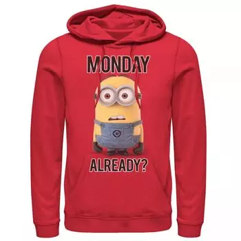 Мужской пуловер с капюшоном Despicable Me Minions Bob Monday Always Licensed Character
