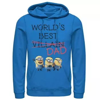 Мужской пуловер с капюшоном Despicable Me Minions Crossed Out Villain Licensed Character