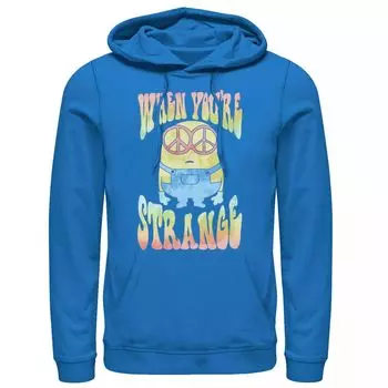 Мужской пуловер с капюшоном Despicable Me Minions When You're Strange Licensed Character