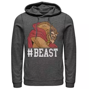 Мужской пуловер с капюшоном Disney Beauty & The Beast Licensed Character