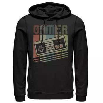 Мужской пуловер с капюшоном для контроллера Nintendo Licensed Character