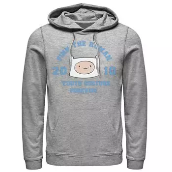 Мужской пуловер с капюшоном Finn The Human Youth Culture Forever «Время приключений» Licensed Character