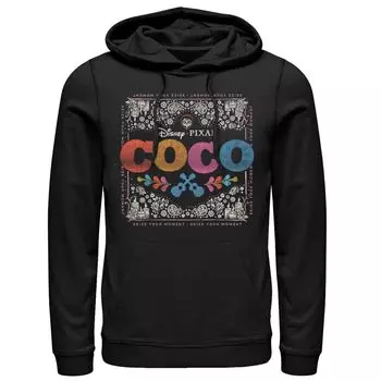 Мужской пуловер с капюшоном и логотипом Disney/Pixar Coco Licensed Character