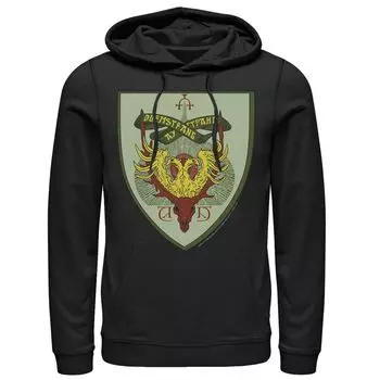 Мужской пуловер с капюшоном и принтом Durmstrang Crest Harry Potter