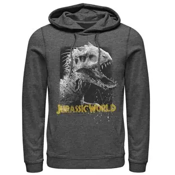 Мужской пуловер с капюшоном и рисунком Jurassic World Indominus Rex Licensed Character