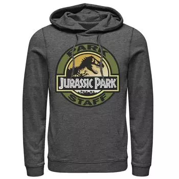 Мужской пуловер с капюшоном и рисунком «Парк Юрского периода» Icon T-Rex Skeleton Licensed Character