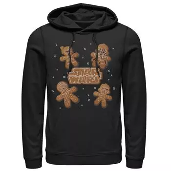 Мужской пуловер с капюшоном и рисунком «Звездные войны» Gingerbread Crew Star Wars, черный