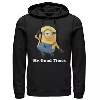 Мужской пуловер с капюшоном Minions Mr. Good Times Licensed Character