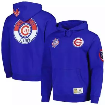 Мужской пуловер с капюшоном Mitchell & Ness Royal Chicago Cubs City Collection