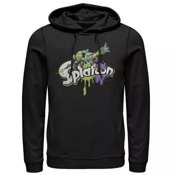 Мужской пуловер с капюшоном Nintendo Splatoon Licensed Character