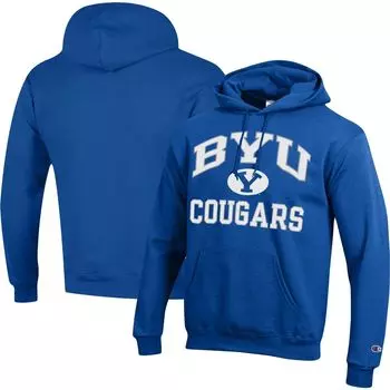 Мужской пуловер с капюшоном Royal BYU Cougars High Motor Champion