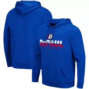 Мужской пуловер с капюшоном Royal DePaul Blue Demons Lantern Colosseum