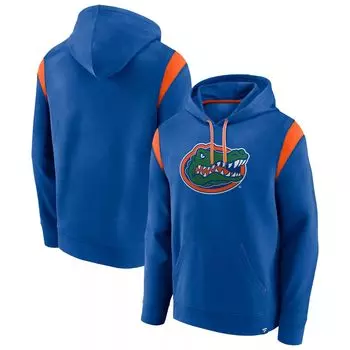 Мужской пуловер с капюшоном Royal Florida Gators Gym Rat Fanatics