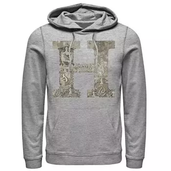 Мужской пуловер с капюшоном с гербом Хогвартса Harry Potter