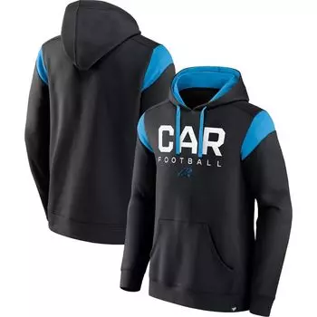 Мужской пуловер с капюшоном с логотипом Black Carolina Panthers Call The Shot Fanatics