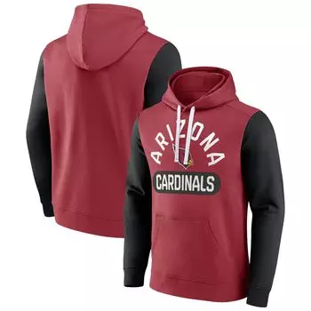 Мужской пуловер с капюшоном с логотипом Cardinal Arizona Cardinals Extra Point Fanatics