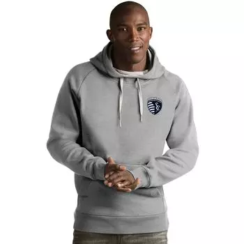 Мужской пуловер с капюшоном Sporting Kansas City Victory Antigua