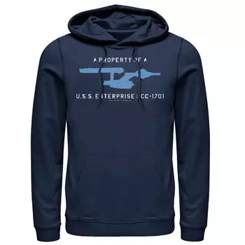Мужской пуловер с капюшоном Star Trek The Original Series Property Profile Licensed Character
