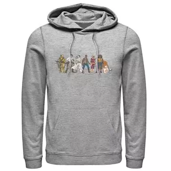 Мужской пуловер с капюшоном Star Wars The Rise of Skywalker Rebel Line Licensed Character