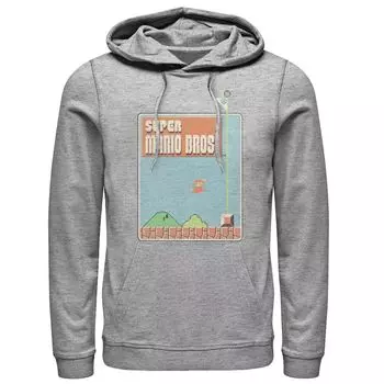 Мужской пуловер с капюшоном Super Mario Bros. Licensed Character