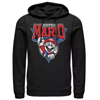 Мужской пуловер с капюшоном Super Mario Bros. Licensed Character
