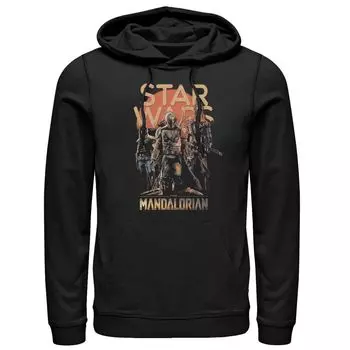 Мужской пуловер с капюшоном The Mandalorian в стиле гранж Licensed Character