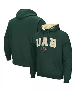 Мужской пуловер с капюшоном UAB Blazers Arch и Logo Colosseum, серый